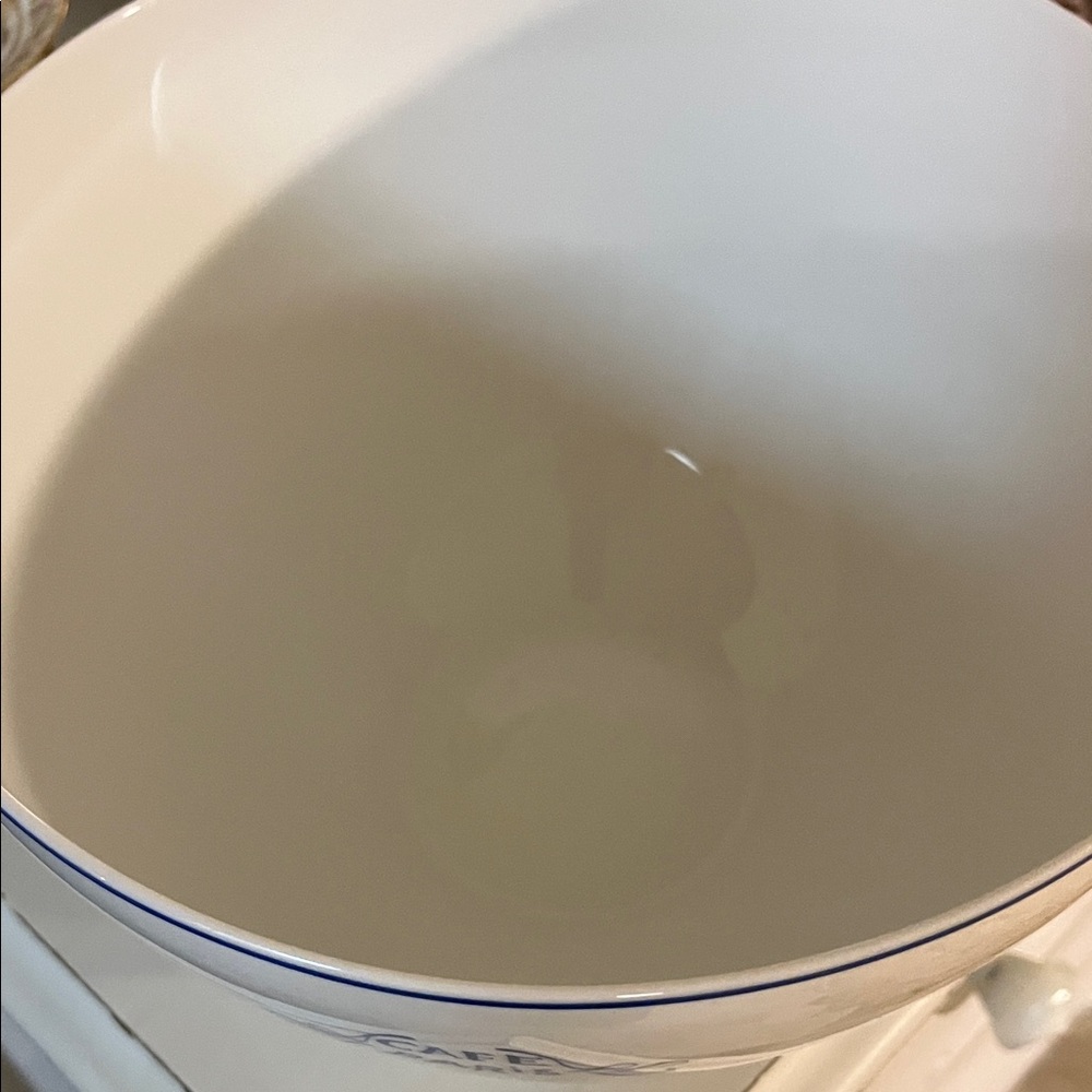 Bernardaud Cafe Paris Blue Salad Bowl ~ France Discontinued No flaws - Picture 5 of 6
